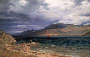 Amaldus Clarin Nielsen Enes ved Hardangerfjord china oil painting artist